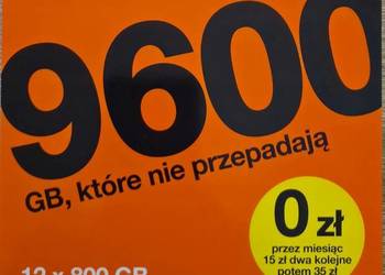 Złote numery w sieci Orange karty sim Aktywne