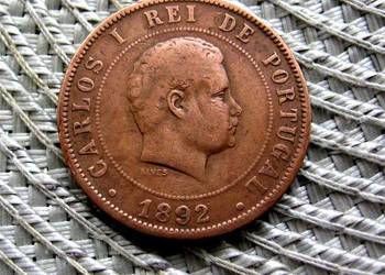 Portugalia 20 Reis 1892r