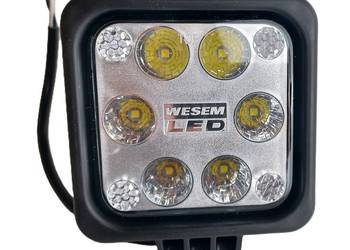 Lampa Robocza LED 3000LM Wesem LED9C.53900.50 Halogen Kwadratowa 12V 24V