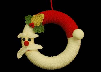 Zawieszka wianek ozdoba na okno szydełkowa 22cm (Z228) Zawieszka wianek ozdoba na okno szydełkowa 22cm (Z228)