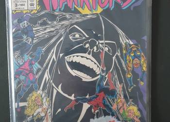 The New Warrios Annual 1993 - komiks Marvel USA trading card
