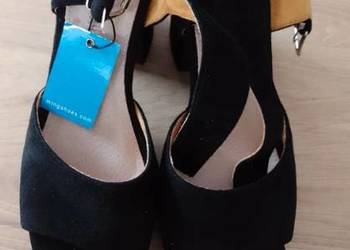 Sandały czarne  rozmiar 41 (sp34)