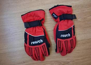 Rękawice narciarskie REUSCH Dominator M/L 8,5 skóra ochraniacze palców