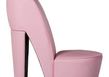 vidaXL Fotel w kształcie buta na obcasie, różowy(SKU:248648)