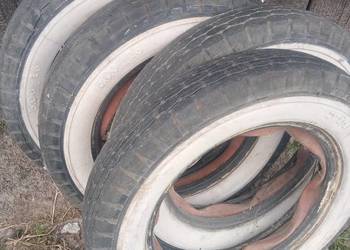 IFA f 9 dkw opony oryginalne z lat 60 tych 5.00-16 4 sztuki