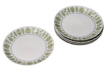 Komplet 5-ciu  talerzyków deserowych Upsala Ekeby nr 948