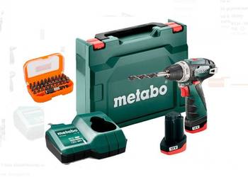 Bity BAHCO, wiertarko-wkrętarka METABO + adapter kątowy