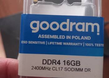 Kość pamięci RAM 16GB ddr4  do laptopa  nie uzywany