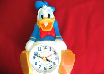 Zegarek  - Budzik - Kaczor Donald - 16,5 x 12 cm Stary Design