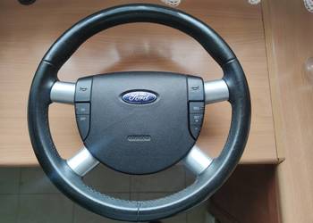 Ford Mondeo 3, kierownica skórzana z poduszką i tempomatem, stan bdb
