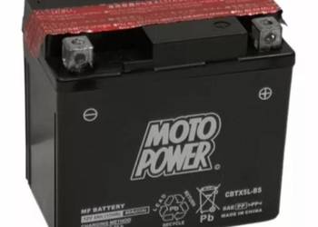 Akumulator motocyklowy 12V 4Ah MotoPower CBTX5L-BS YTX5L-BS
