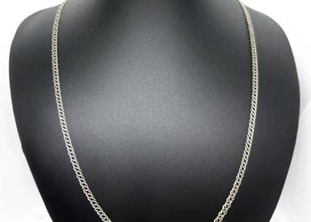 Srebrny Łańcuszek Próby 925 7,98g Długość 58cm Padwójna Pancerka