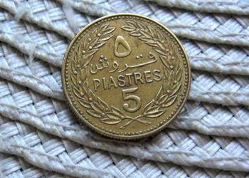 Liban 5 Piastrów 1972r