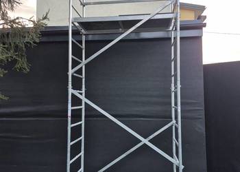 Lekkie aluminiowe rusztowanie Krause ClimTec 5,20m z kołami na schody