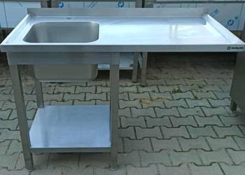 Zlew z Miejscem Pod Zmywarkę - 120/60/85 cm - S 1204.O