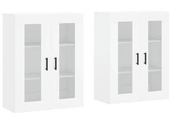 Wiszące szafki 2 szt. białe materiał drewnopochodny WM-3197945