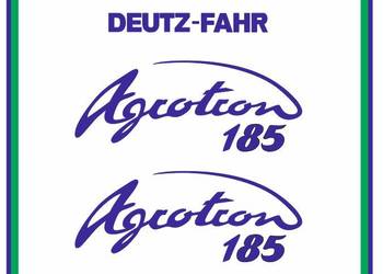Naklejki Deutz-Fahr Agrotron 185 Ciągnik Traktor Nalepki Bardzo Mocne