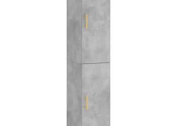 Wysoka szafka szarość betonu 345x34x180 cm WM-3198781