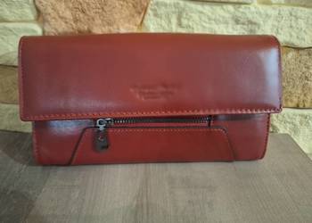 Portfel damski Humerpaul ze skóry portmonetka damska Nowa