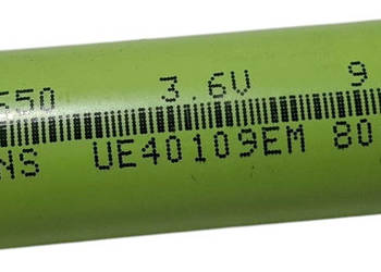 Akumulator 18650, 3,6V, 9.0Wh, 1,85x6,5cm (Elektro)