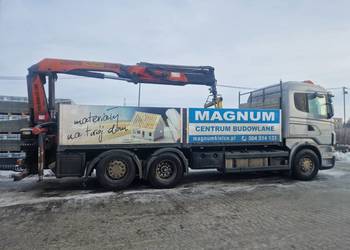 Scania 420 HDS Palfinger 16502 oś skrętna 6x2 43000 netto +vat UDT