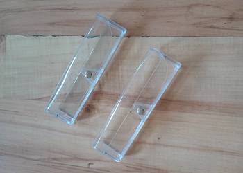 etui na okulary przezroczyste 15x5x3cm nowe