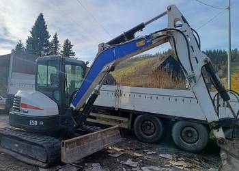 minikoparka koparka Bobcat E 50 kubota U 50 U55 56, KX60 CAT 2020