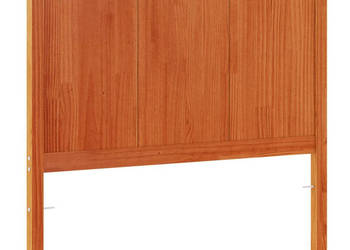 Wezgłowie do łóżka woskowy brąz 100 cm lite drewno sosnowe WM-844238