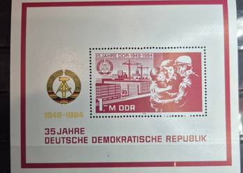 Znaczki pocztowe DDR, blok