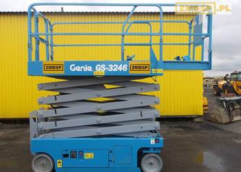 Podnośnik nożycowy zwyżka Genie GS3246 nowe koła i baterie