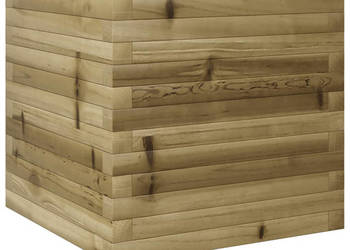 Donica ogrodowa 50x50x455 cm impregnowane drewno sosnowe WM-847247