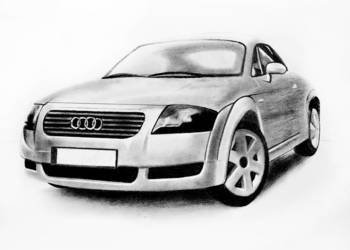 Wyjątkowy rysunek Twojego samochodu!