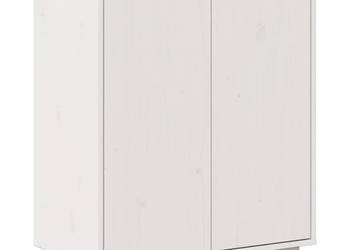 Szafka biała 60x34x75 cm lite drewno sosnowe WM-813346