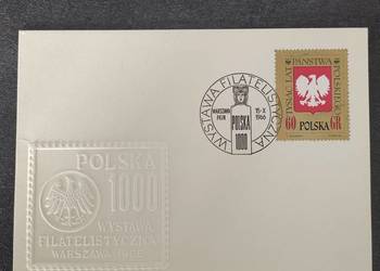 Kartka wystawa filatelistyczna Warszawa 1966