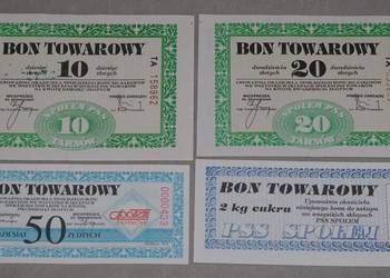 Zestaw bonów PSS Społem Tarnów - 4 szt.