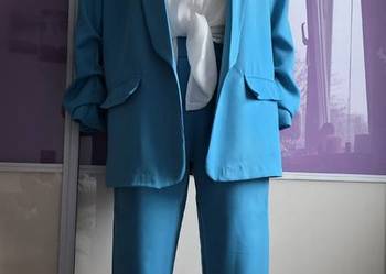 Garnitur damski turkusowy XL