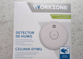 Czujka czujnik DYMU 85dB bateria o 5 letniej żywotności