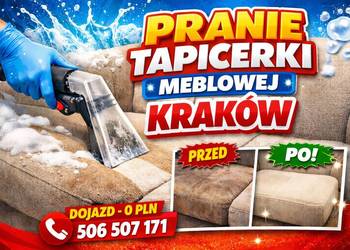 Pranie tapicerki meblowej | Czyszczenie kanapy [ KRAKÓW ] - tel 506 507 171
