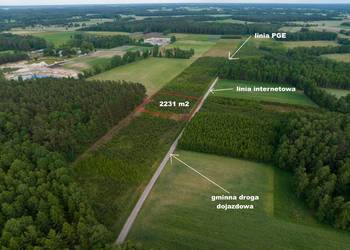 Młyniec działka budowlana 2230m2 gm. Biała Podlaska