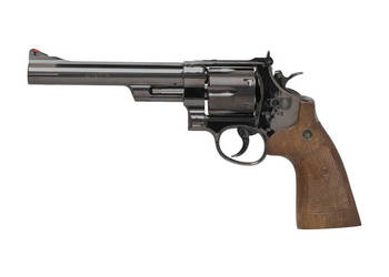 Rewolwer wiatrówka Smith&Wesson M29 4,5 mm 6,5" z kaburą ze skóry ekologic…