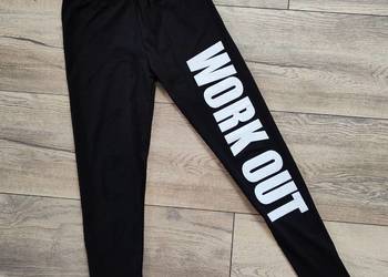 Leginsy czarne Work Out 34 36 Nowe