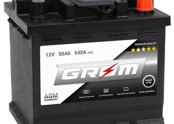 Akumulator  50Ah 540A GROM AGM START&STOP