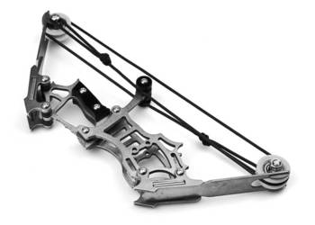 Łuk Bloczkowy | 16 cm | Metal | Brelok Miniłuk | Łucznictwo