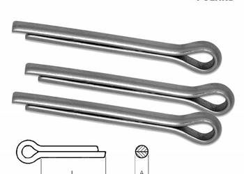 Zawleczki proste DIN94 6x80mm  04335