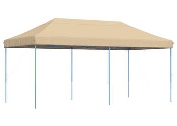 vidaXL Składany namiot imprezowy typu pop-up, beżowy(SKU:4004935)
