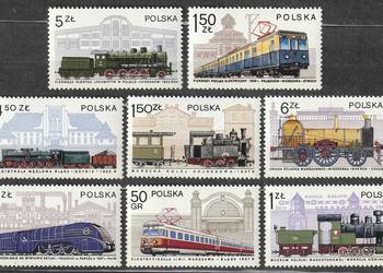 POLSKA - HISTORIA KOLEJNICTWA POCIĄGI - 1978 - CZYSTE**