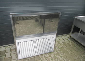 Okap Trapezowy Skrzyniowy Z Filtrami 100/115/45