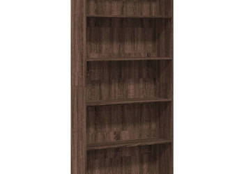 Regał brązowy dąb 80x24x176 cm materiał drewnopochodny WM-857859