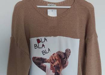 Nowy beżowy sweter XL/XXL Imagine Made in Italy