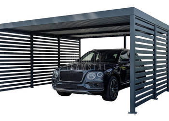 CarPort PREMIUM - wiata samochodowa 6x5 dodatkowa zabudowa TS1247